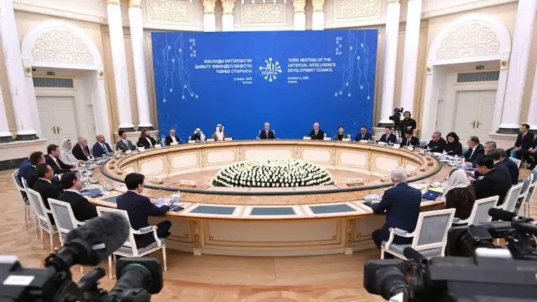 Өнеркәсіп пен жасанды интеллект: Тоқаев қандай негізгі міндеттерді белгіледі? тақырыбы бойынша иллюстрациялық сурет