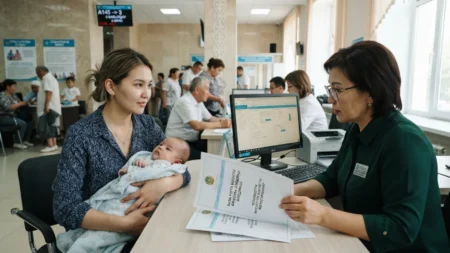 Қазақстан бала туғаны үшін көрші елдерден қанша есе көп төлейді? Қазақстан бала туғаны үшін көрші елдерден қанша есе көп төлейді? тақырыбы бойынша иллюстрациялық сурет