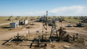 ҚазМұнайГаз жаңа технологиялар есебінен қосымша 155 млн тонна мұнай өндірмек тақырыбы бойынша иллюстрациялық сурет