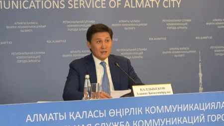 Қырық жылдық құбырлар ауыстырылуда: Бостандық ауданындағы коммуналдық жүйе жаңғыртылды Қырық жылдық құбырлар ауыстырылуда: Бостандық ауданындағы коммуналдық жүйе жаңғыртылды тақырыбы бойынша иллюстрациялық сурет