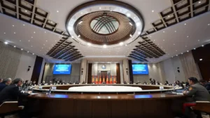 Садыр Жапаров Қырғызстан экономикасын қайта құру жоспарын жариялады тақырыбы бойынша иллюстрациялық сурет