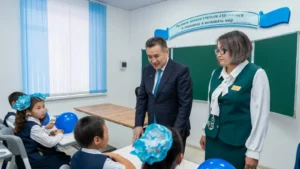 ШҚО-ның Қыстау-Күршім ауылында жаңа мектеп пен шағын орталық ашылды тақырыбы бойынша иллюстрациялық сурет