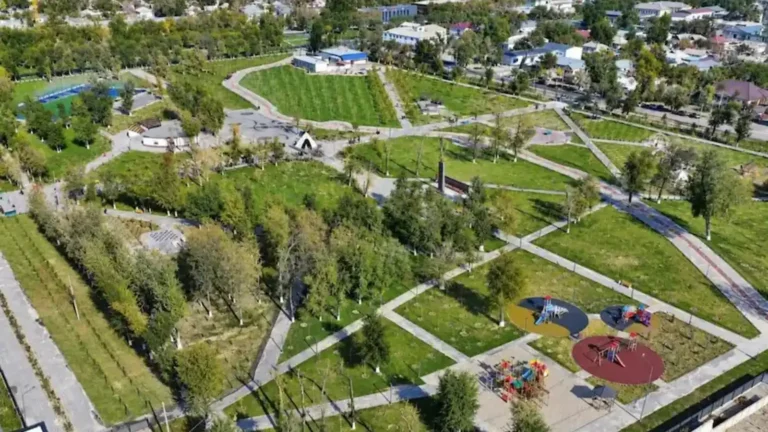 Үштөбе қаласында жаңа саябақ ашылып, пайдалануға берілді тақырыбы бойынша иллюстрациялық сурет