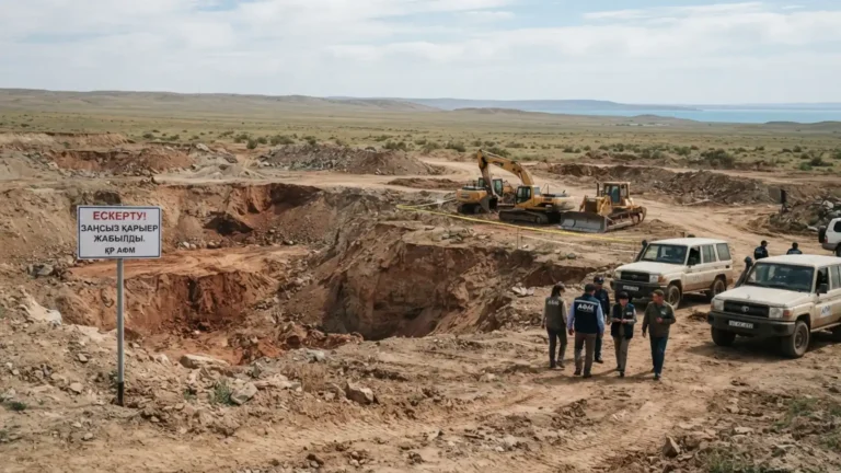 Вблизи Балхаша ликвидировали незаконный карьер с ущербом на полмиллиарда тенге — иллюстративное фото к материалу Ertenmedia.kz