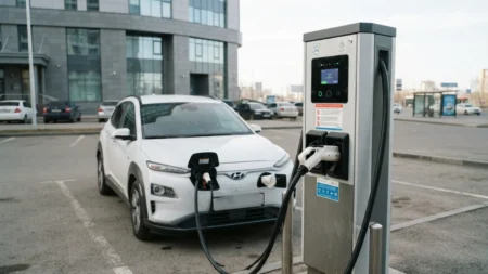 Зарядка электромобилей в Казахстане может подорожать с 1 декабря тақырыбы бойынша иллюстрациялық сурет