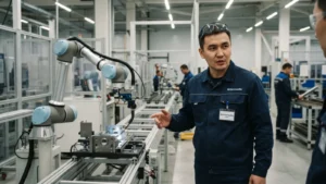 Зауыттарға робот неге жетпейді? Сарапшы өндірісті жаңғыртудың кедергісін атады тақырыбы бойынша иллюстрациялық сурет