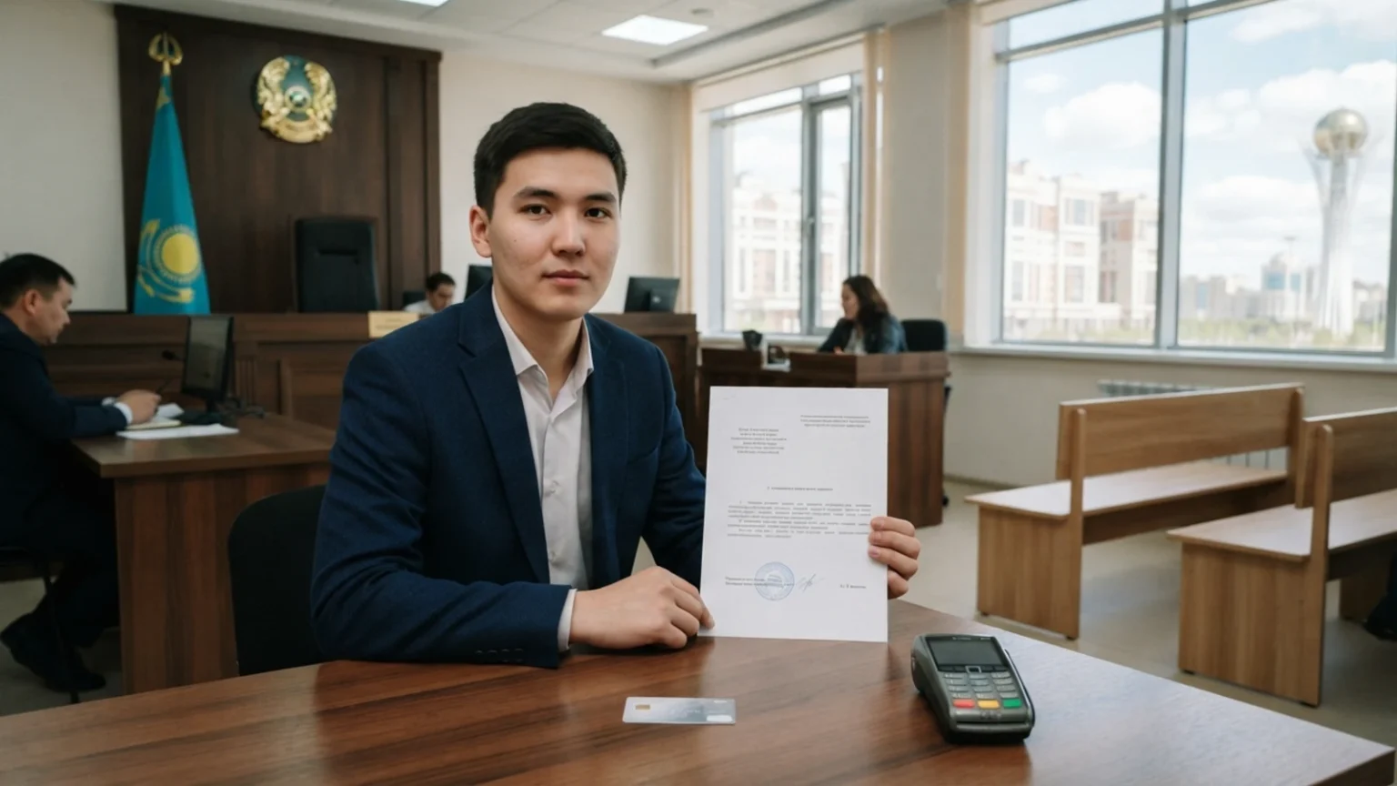 Житель Астаны отсудил крупную компенсацию за отказ принять оплату картой Житель Астаны отсудил крупную компенсацию за отказ принять оплату картой тақырыбы бойынша иллюстрациялық сурет